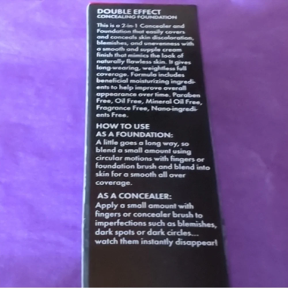 Ready To Wear Double Effect Concealing Foundation in shade Medium Dark NIB